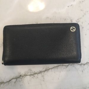 Gucci Black Leather Wallet